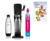 SodaStream Zestaw saturator Art Black + książka z przepisami - 1589968 - zdjęcie 1